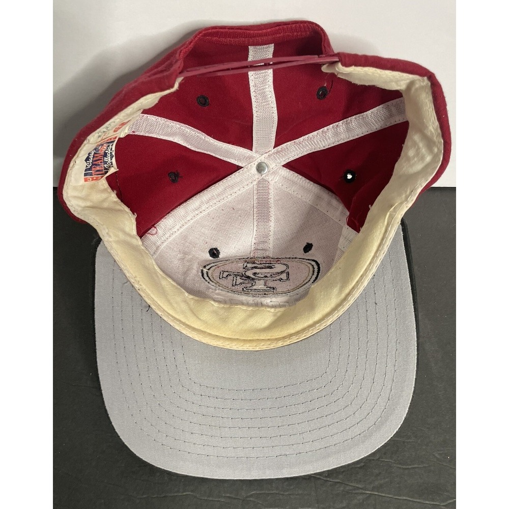 Vintage KMG San Francisco 49ers NFL Red Snapback Hat Classic Team Collection NFC - Picture 7 of 10